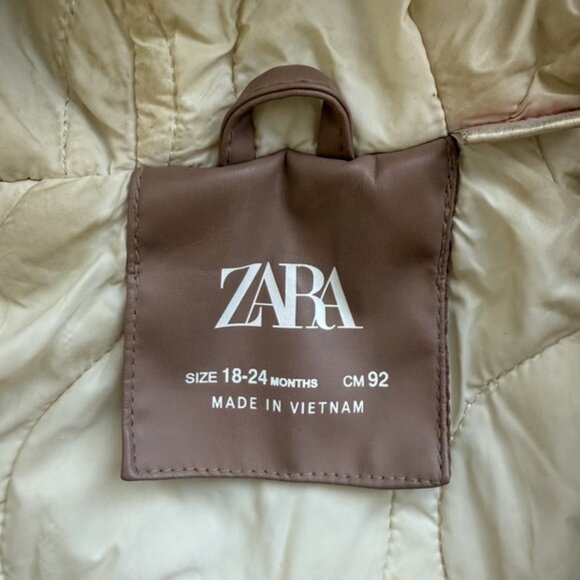 Dusty Rose Insulated Toddler Zara Raincoat - 18-24 months - Picture 2 of 4